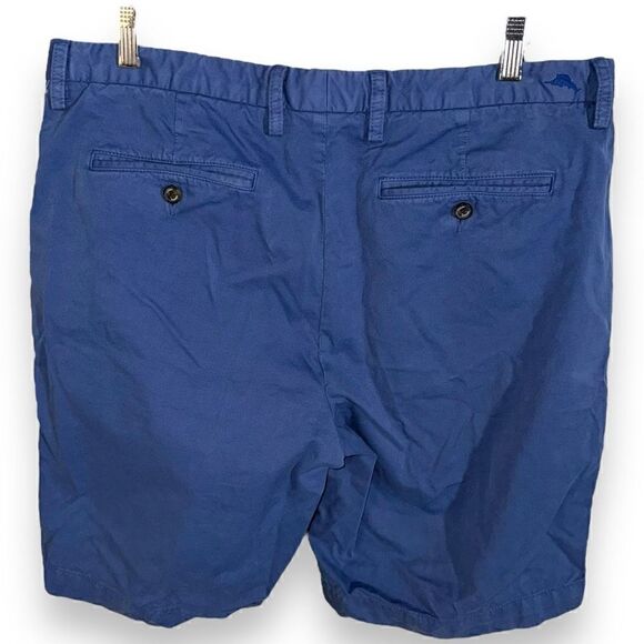 Navy Blue Tommy Bahama 9 Inch Chino Shorts Size 36 - Picture 5 of 9